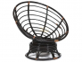 Кресло-качалка Papasan w 23/01 B с подушкой Antique brown, ткань Старт