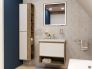 Тумба с раковиной Monaco Wood 700 1 ящик с нишей