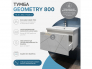 Тумба Geometry 800-0-1 Como навесная белый