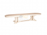 Стол обеденный раздвижной Версаль бежевый патина