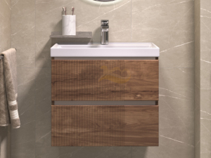Тумба под раковину Mondi 600-0-2 Madera Classica Slim навесная акация темная