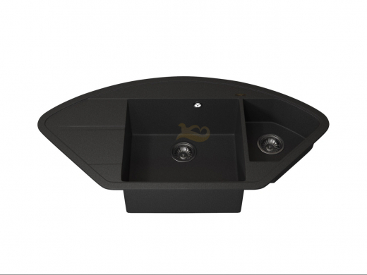 Кухонная мойка Uperwood Quartz UPD-06-04 черная матовая
