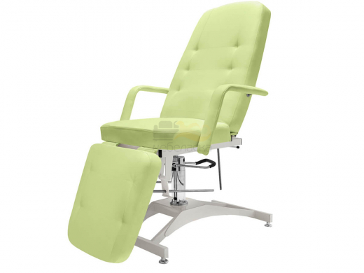 Кресло косметологическое Гармония-1 гидравлика стандарт зеленый
