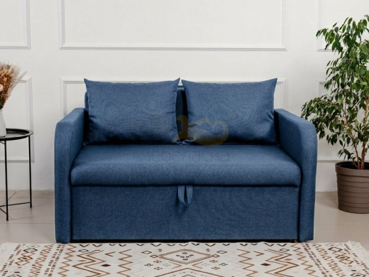 Диван Некст Mini Комфорт с подлокотниками Denim рогожка
